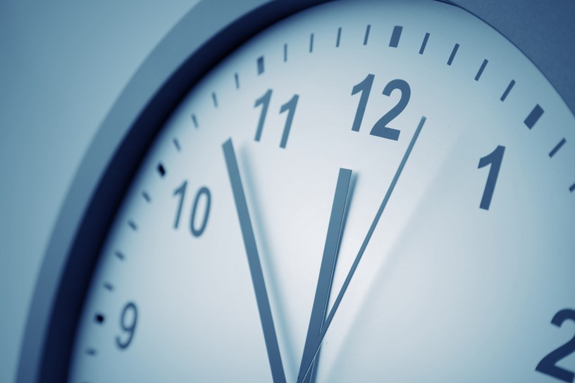 Clock Face Close Up