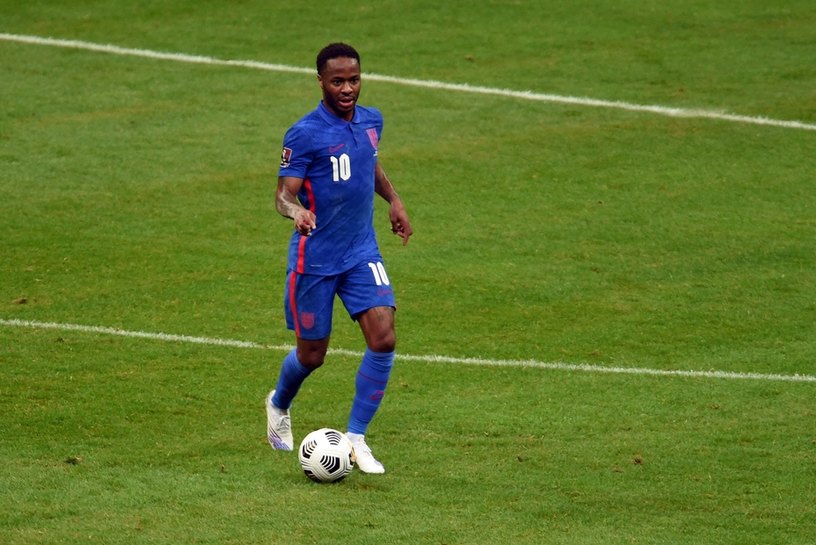 Raheem Sterling Playing for England