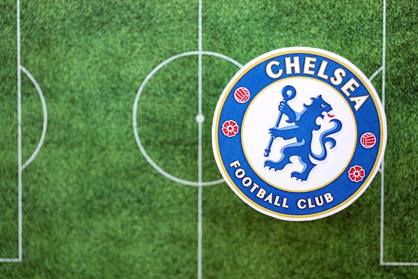 Chelsea Badge Above Pitch
