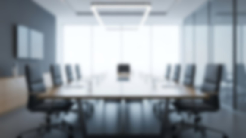 Blurred Boardroom Table