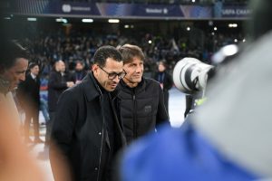 Liam Rosenior and Antonio Conte