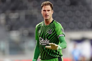 Asmir Begovic Playing for Everton