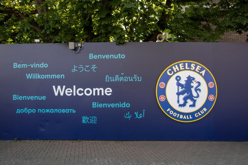Stamford Bridge Welcome Sign