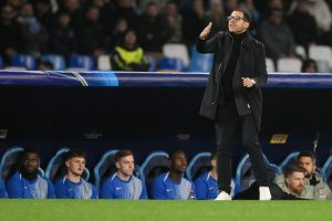 Liam Rosenior Standing In Front of Chelsea Bench