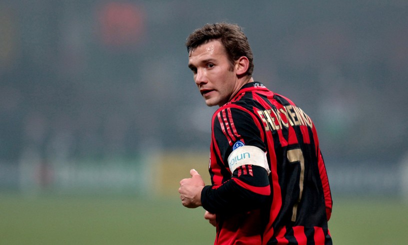 Andriy Shevchenko Playing for AC Milan