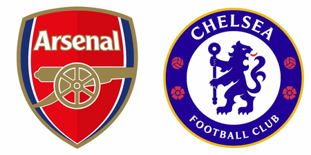 Arsenal v Chelsea Logos