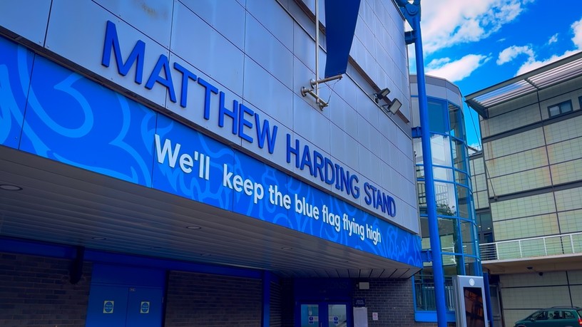 Stamford Bridge Matthew Harding Stand Entrance Sign